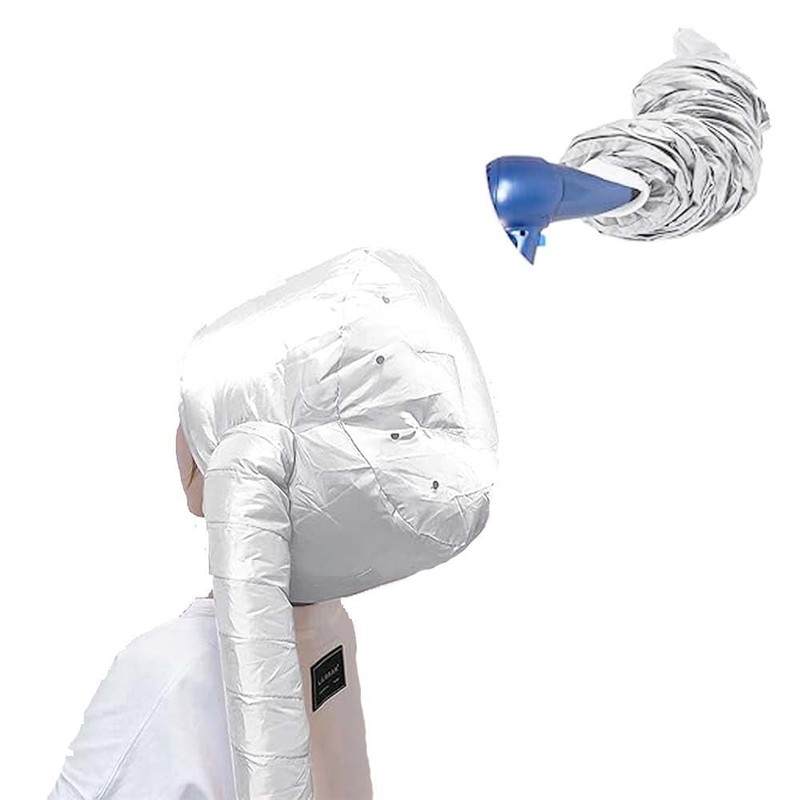 Cuffia Asciugacapelli Portatile Casco Termico per Capelli Professionale