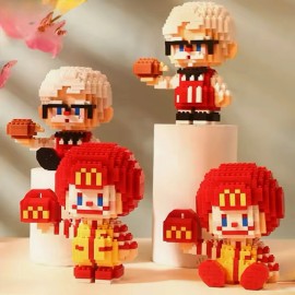 MEKANSM ronald mcdonald, colonel sanders building block sets - Colonel Sanders