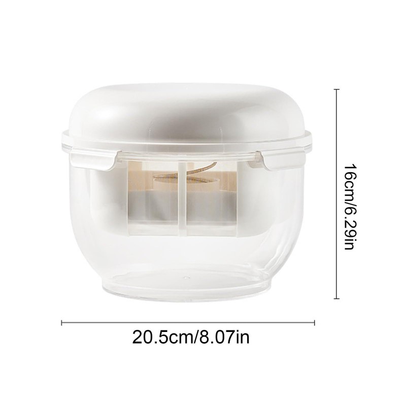 Yogurt Maker, Yogurt Cheese Maker, Transparent Lid-Included Cheese Maker, Fine