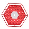 Hex Hummingbird Feeder Horizontal Hanging Bird Feeding Tray for Garden
