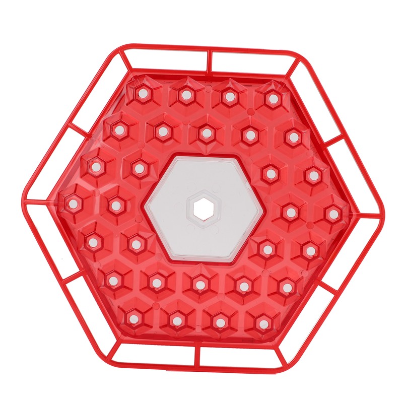 Hex Hummingbird Feeder Horizontal Hanging Bird Feeding Tray for Garden