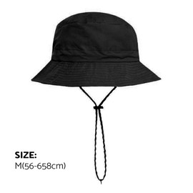 FDEETY Cooling Fishing Hat Men's Breathable UV Protection Waterproof Sun Hat Women's Summer Outdoor Hat with Wide Brim Foldable Safari Hat, black