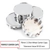 RTrhinoTuning 4PCS Wheel Center Caps Compatible with Armada Titan Pathfinder