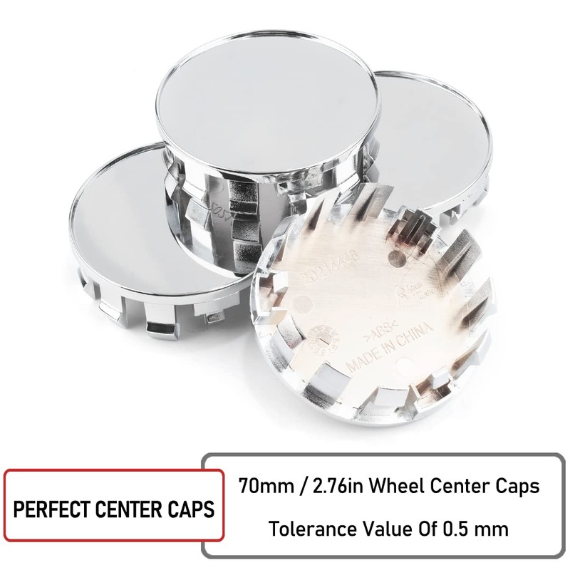 RTrhinoTuning 4PCS Wheel Center Caps Compatible with Armada Titan Pathfinder