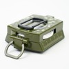 Outdoor Metal Compass with Sighting Lens, Ruler, Multi in one