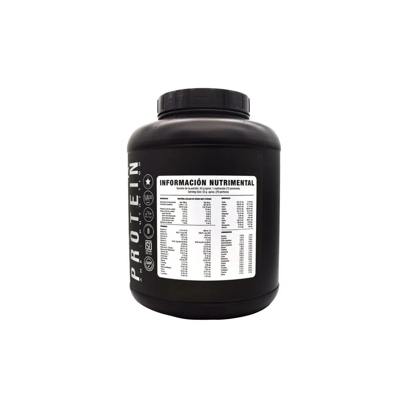 Proteina Amz Isolate Whey 5lbs 2.3kg 70 Serv Sabor Plátano
