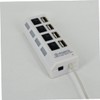 KICHOUSE USB Hub 4 USB Port Divider for Pc Laptop
