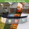 Aodaer 12FT Pool Cover for Above Ground Pools 420D Heavy