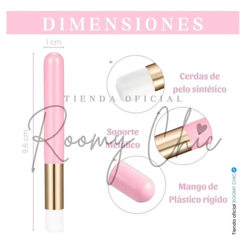 12 Brochas Para Limpiar Pestañas De Mink 1x1 Shampoo