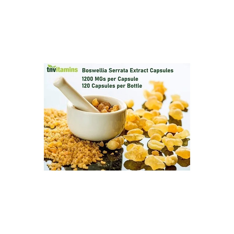 Boswellia Serrata 1200 Mg Apoyo Articulaciones 120 Cápsulas