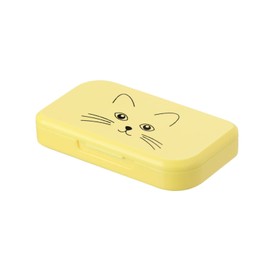 MEMOKP Cat Beard Case, Storing Case, Beard, Cat Teeth, Hair Keepsake, Memorial Box, Pet Memorial Storage, Waterproof, Dustproof Plastic, Amulet Name, Cute, Gift, Gift Box, Souvenir, Cat Gift (Purple)