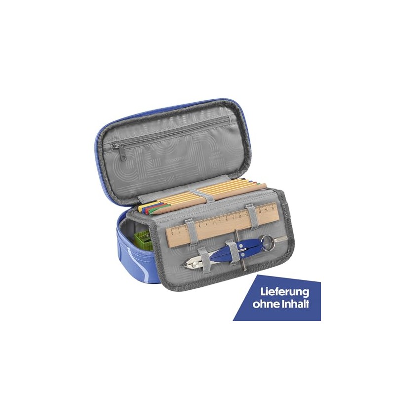 Coocazoo Pencil Case, Compass Compartment, Triangle Compartment, Timetable Compartment, Removable