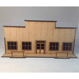 Store Front f 28mm MDF Kit Tombstone Desperado Legends Old West Terrain Building