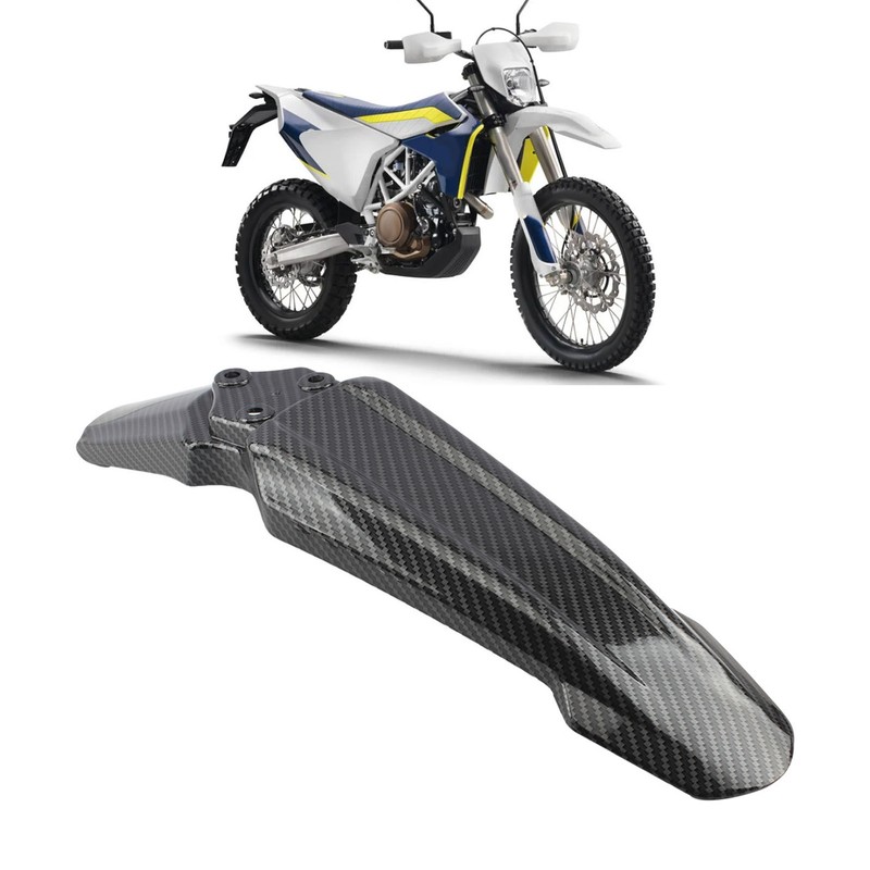 Dirt Bike Front Mud Guard Protective Carbon Fiber Stylish Look