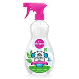Dapple Stain Remover Spray by Dapple Baby, Fragrance Free, 16.9 Fl Oz Spray Bottle - Plant-Based & Hypoallergenic - Baby Laundry Stain Remover for Clothes & Cloth Diapers