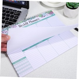 TEHAUX Blank Weekly Planner Sheets Planning Pad Desk Planner to-do List Notepad Habit Tracker Agenda Notebook