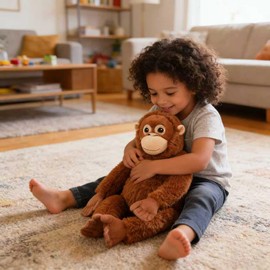 Babylounger Punch Monkey Plush,Orangutan, Gorilla Plush, Gorilla Stuffed Animal for Home Room Décor, Ideal Gift for Kid Boy,Girl&Girlfriend (64cm/25inch)