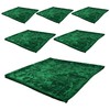 Homeford Velvet Dinner Cloth Napkin, 20-inch, 6-Count, Emerald