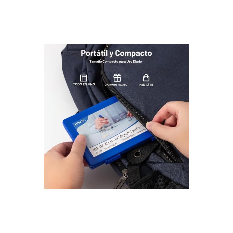 HQVOIC Kit de herramientas de reparación de gafas magnéticas todo