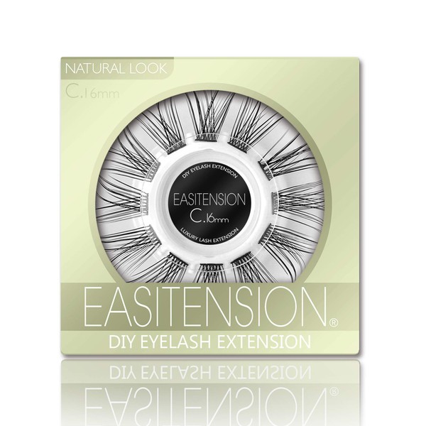 EASITENSION DIY Eyelash Extension, Glue Bonded Band Individual Lash 12