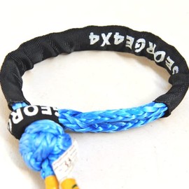 Australian Made Soft Shackle 12000kg 9mm*45cm 2pcs, by George4x4 Recovery Gear and More