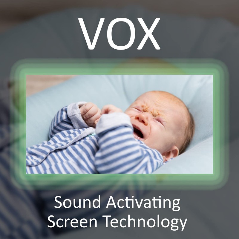 AXVUE Video Baby Monitor, Comfortable Slim Design Handheld Enclosure, 4.3"