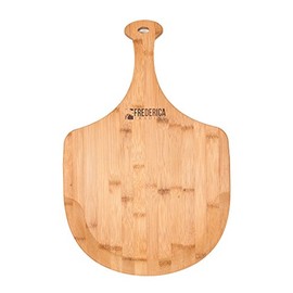 Bamboo Wooden Pizza Peel Paddle - Premium, Organic Bamboo Pizza Spatula Paddle & Cutting Board with Handle [For Pizzas, Bread Baking, Fruit and Cheese Serving Tray]