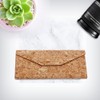 boshiho ECO-Friendly Natural Cork Sunglasses Box Foldable Triangle Sun Glasses