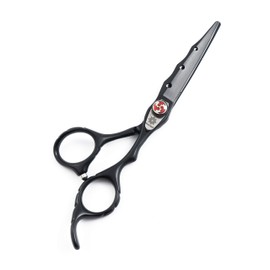 6.0" Professional Hairdressing Cutting Shear Set - Salon Hair Thinning Scissor Kit for Barber - by Dream Reach (Black)