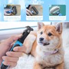2 PCS Professional Dog Cat Grooming Brush, Double-Sided Pet Shedding