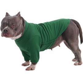 IECOii Dog Shirts for Large Dogs,Large Dog Shirts Turtleneck Dog Sweatshirt for Large Size Dog,Green,XLarge