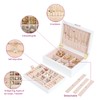 ASINGYER 2 - Layer Jewelry Box for Women, 9.52x7.36x3.5in Jewelry