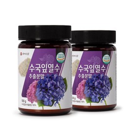 Baekse Food Domestic Hydrangea Leaf Hot Water Extract Powder Powder Powder 100g can Phylodulcine Natural Sweetener 100g x 3+1 can / 백세식품 국내산 수국잎 열수추출 추출물 분말 가루 파우더 100g통 필로둘신 천연감미료 100g x 3+1통