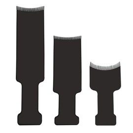 6 Pcs Balayage Highlighting Kit - Hair Color Board with Teeth, Foils, and Brush for Dyeing and Coloring