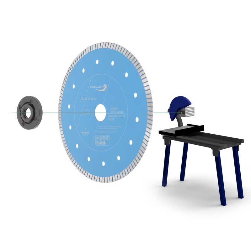 PRODIAMANT F33 Professional Diamond Cutting Disc Diameter 180 mm for