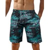 iCKER Men's Shorts, Swimming Trunks, Beach Shorts, Board Shorts, Quick-Drying