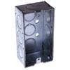 Hubbell-Raco 8650 1-1/2-Inch Deep, 1/2-Inch End Knockouts, Welded 4-Inch by 2-Inch Handy Box