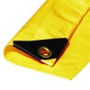 20' x 22' Yellow Heavy Duty 12 mil Poly TARP w/Grommets (Finished Size Approx. 19'6" x 21'6")