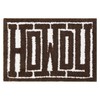 RoomTalks RoomTalks Washable Howdy Rug Indoor Doormat, Cowboy Country Brown