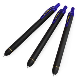 Pentel Energel BL437R1 Retractable Gel Ink Rollerball Pen - 0.7mm Nib - Blue - Pack of 3