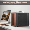 darkFlash Portable Micro-ATX PC Case with Handle, 1 ARGB PWM