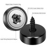Wukong 10 Pieces Black Magnets 20 X 7 mm Force
