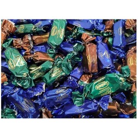 Nuts To You Assorted Toffees Foil Wrapped | Each Candy Individually Foil Wrapped | The assortment includes classic butter, creamy chocolate, and nutty varieties (1 Pound)