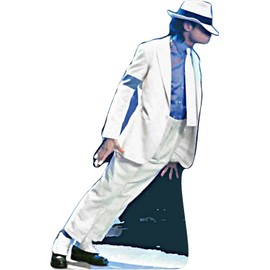 Michael Jackson-Smooth Criminal  70" Tall Life Size Cardboard Cutout Standee