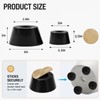 42Pack Plant Pot Feet, Pot Risers for Outdoor Planters, Rubber
