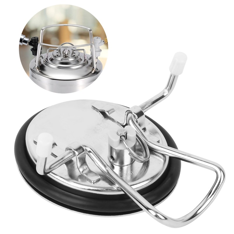 Keg Lid Replacement Stainless Steel Carbonation Soda Beer Home Brew