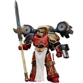 JOYTOY Warhammer 40k Blood Angels, 1/18 Blood Angels Dawnbreaker Cohort Dawnbreaker Champion Action Figure Collect Model