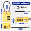 SURE LOCK TSA Compatible Travel Luggage Locks, Inspection Indicator, Easy