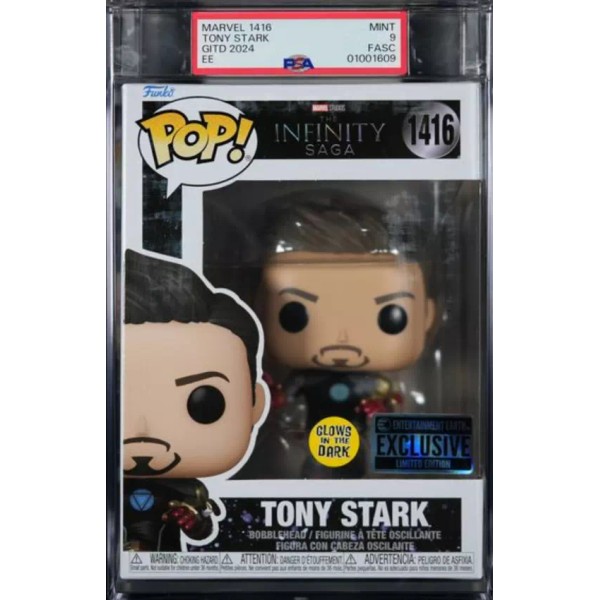Funko Tony Stark Iron Man The Infinity Sage Glows in
