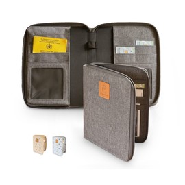 Ehrenkind® Maternity Log Cover | Maternity Log Cover | Examination Book | Vaccination Certificate Cover Grey | Sustainable & Practical | Perfect for Everyday Life of Parents